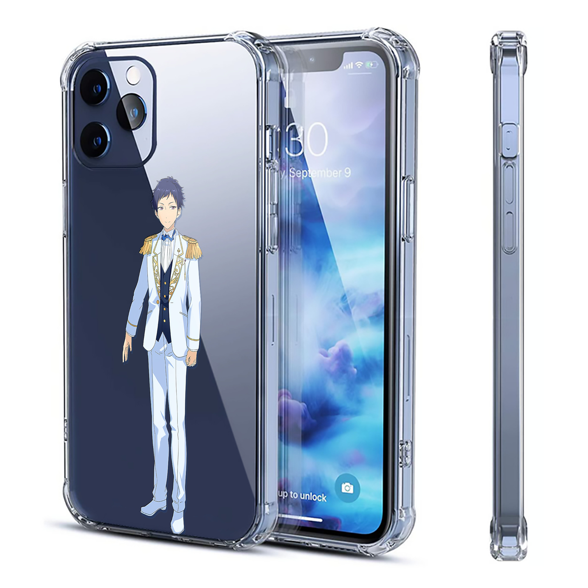 （画像用） あんさんぶるスターズ! Ensemble Stars 【iPhone 12シリーズ対応】透明スマホケース（クリアソフトケース）